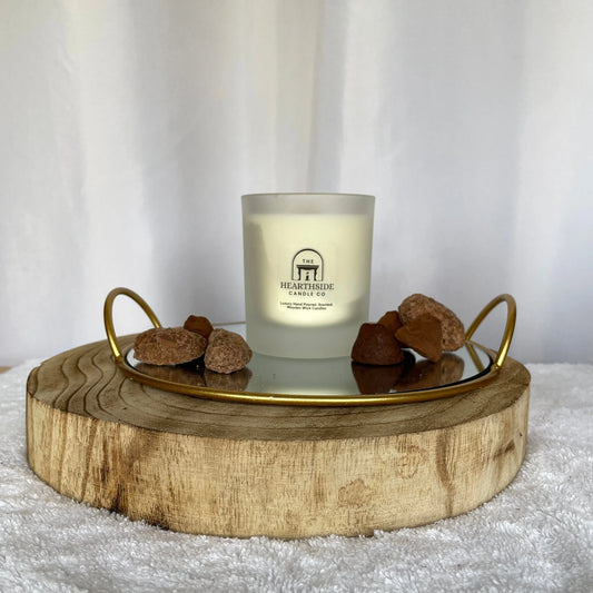 Chocolate Truffle Candle-Luxury 30cl Scented Wooden Wick Soy Wax Candle-The Hearthside Candle Co